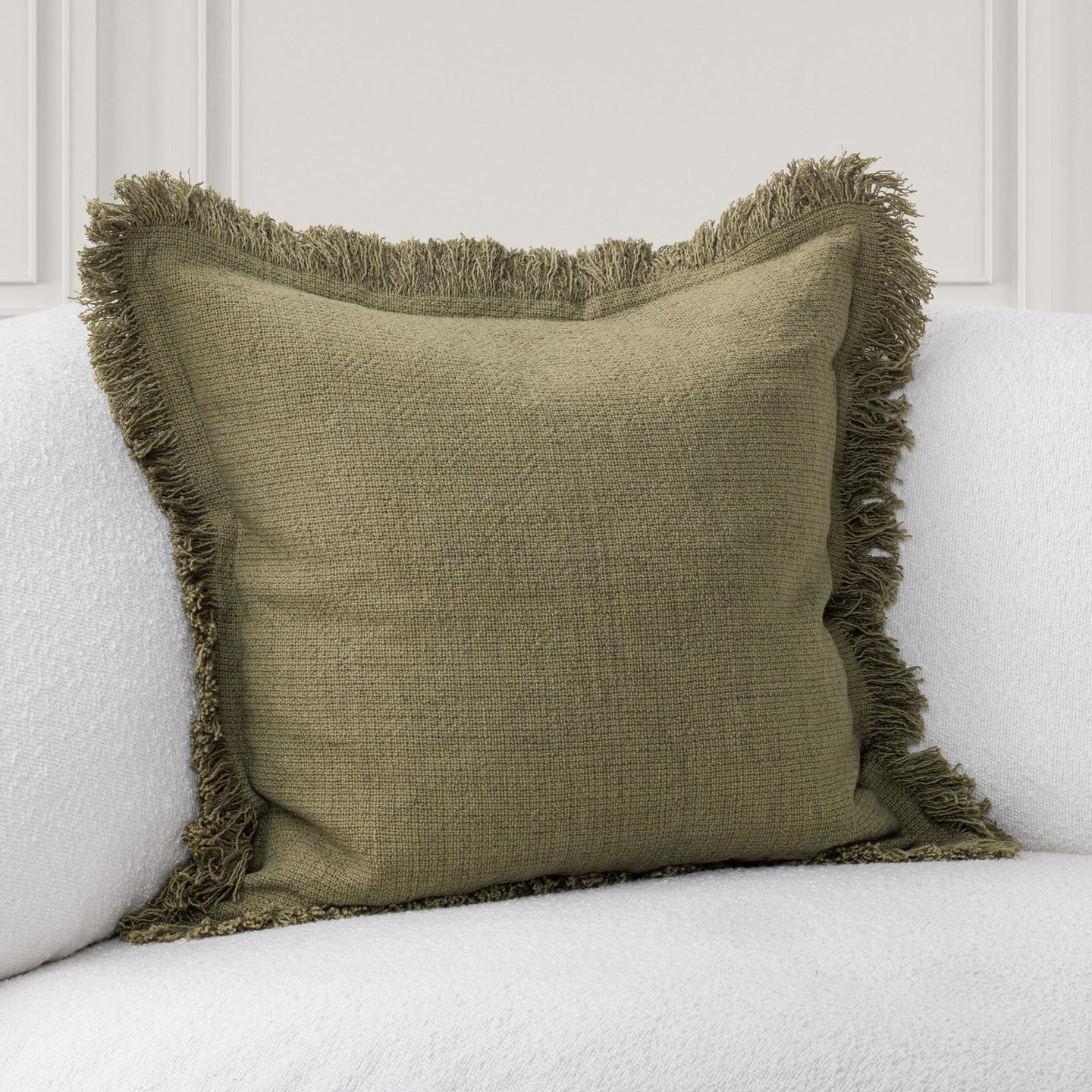 Lauren 22x22 Pillow, Olive