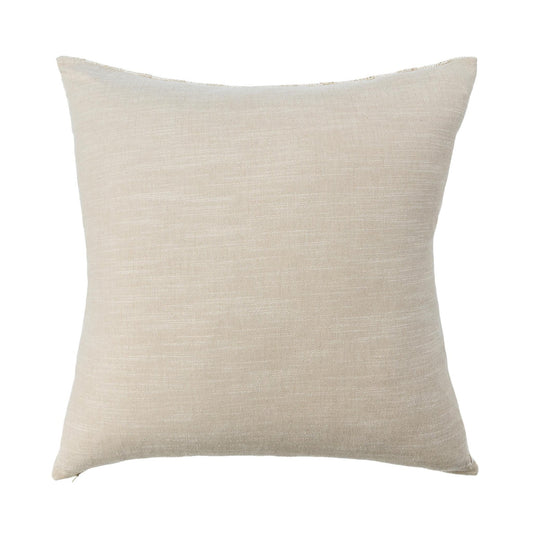 TW Sari Pillow, Natural/Ivory, 26x26