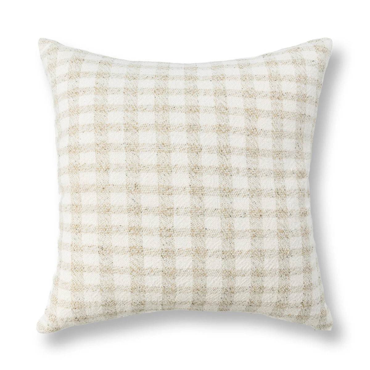 TW Sari Pillow, Natural/Ivory, 26x26
