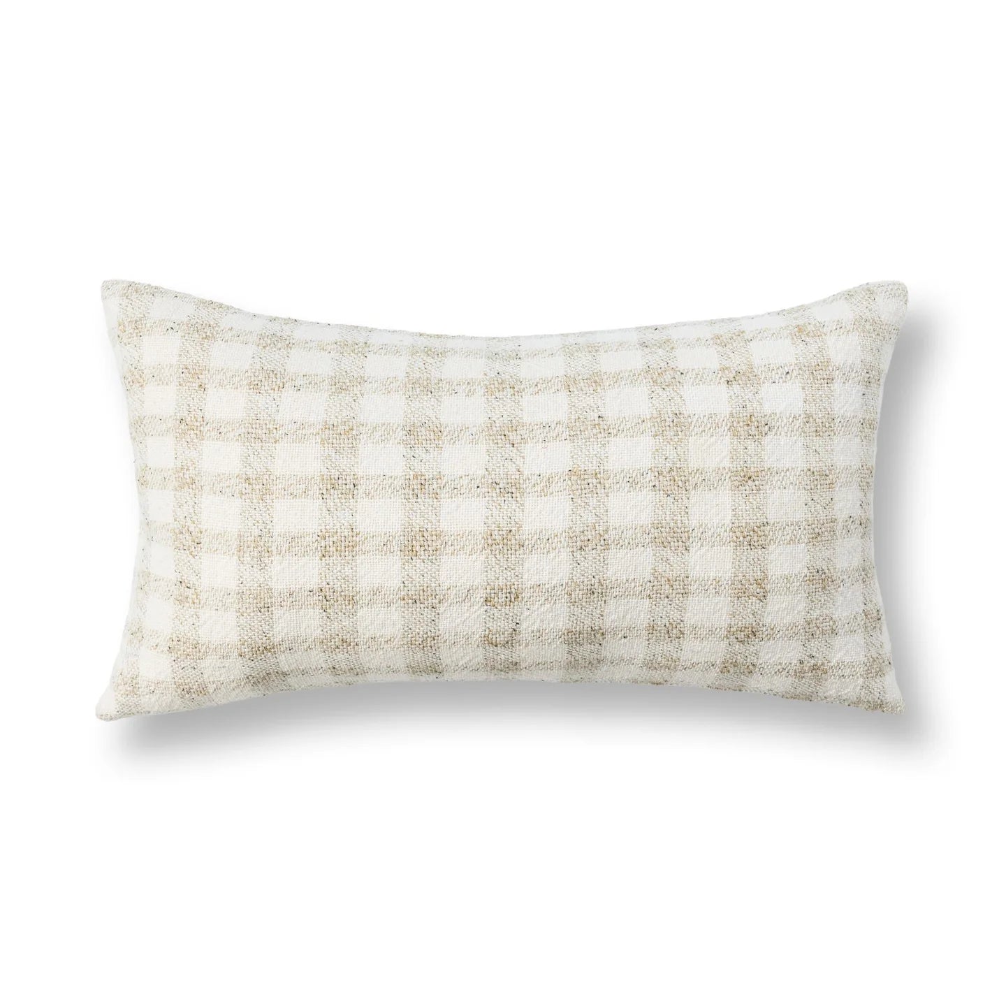 TW Sari Pillow, Natural/Ivory, 14x26
