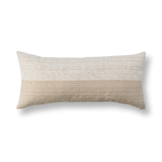 Beryl Pillow, Natural/ Ivory, 16x36