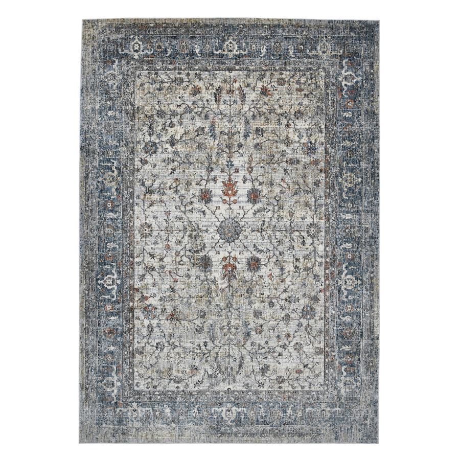 Victor 6 Rug, Ivory/ Gray