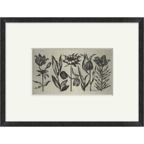 Fleurs Etching