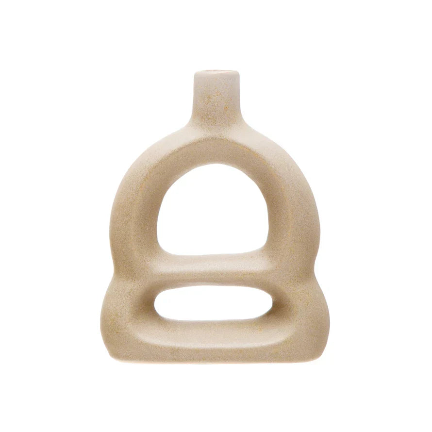 Beige  Sculptural Vase