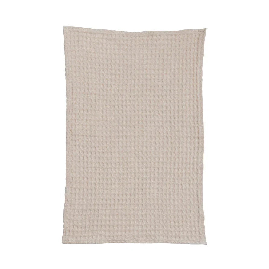 Waffle Tea Towel, Natural