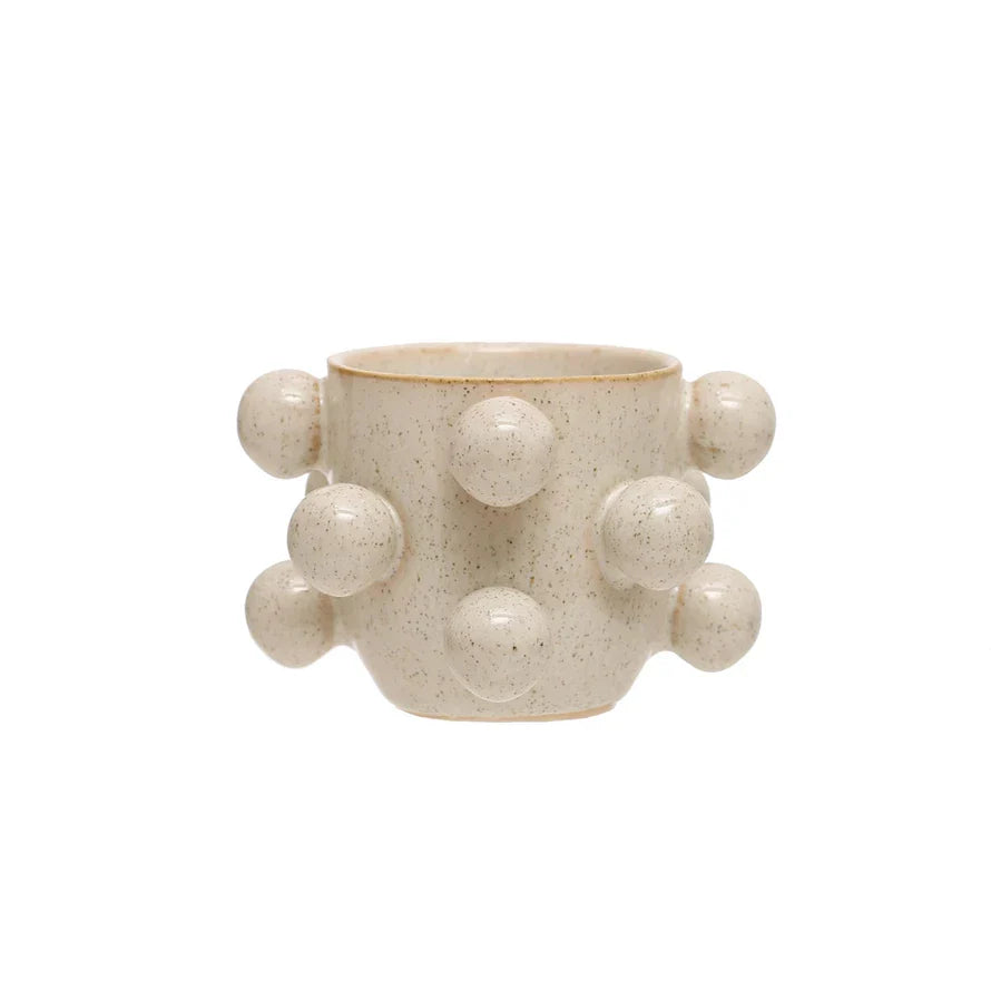 Cream Planter w/ Orbs