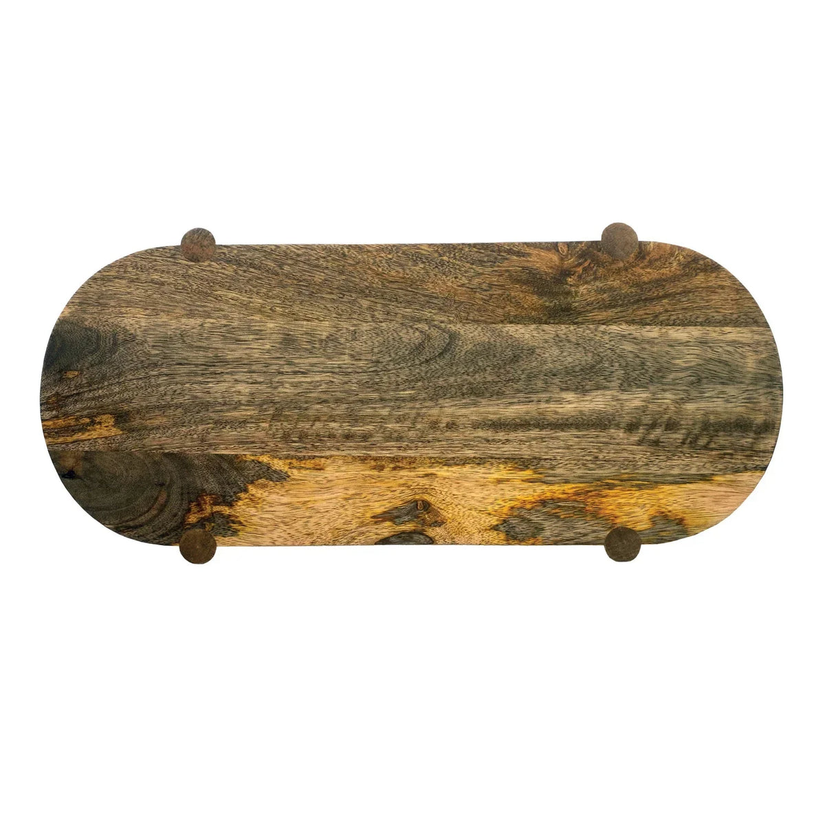 Oval Wood Pedestal