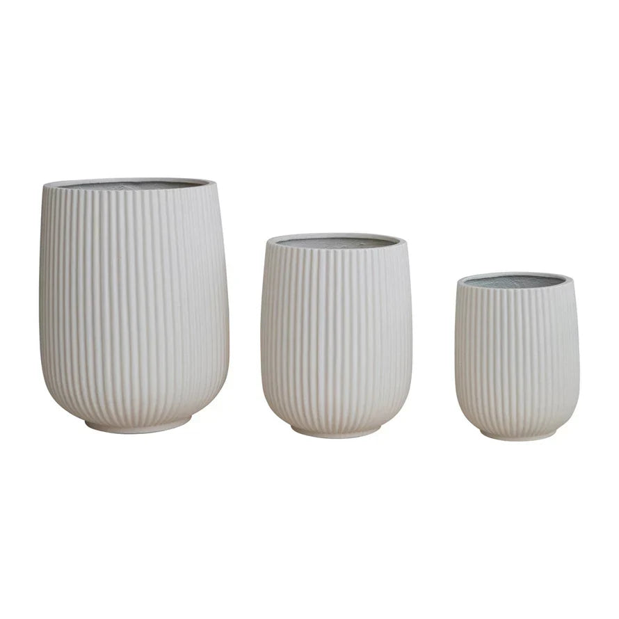 SM Eco Stone Fluted Planter
