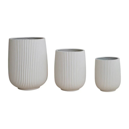 SM Eco Stone Fluted Planter