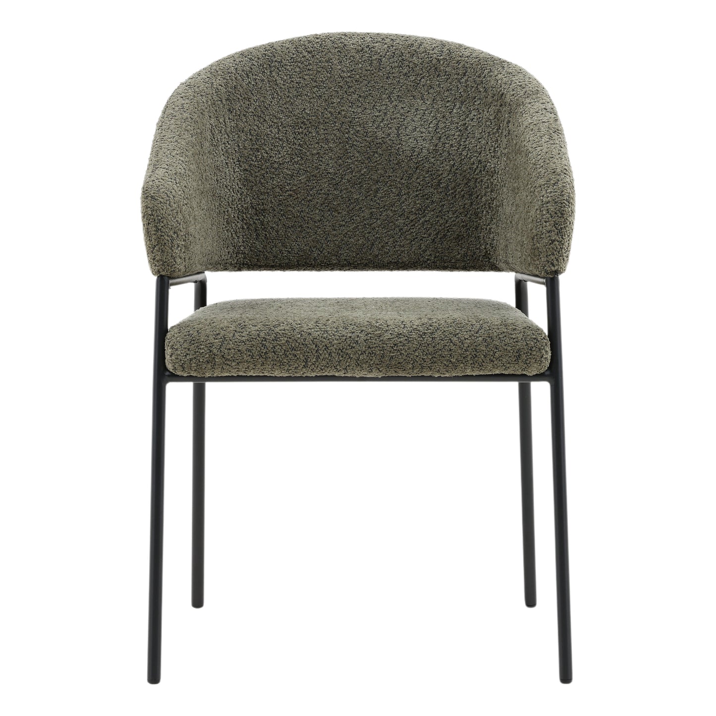 Castor Dining Chair Set of 2 Olive