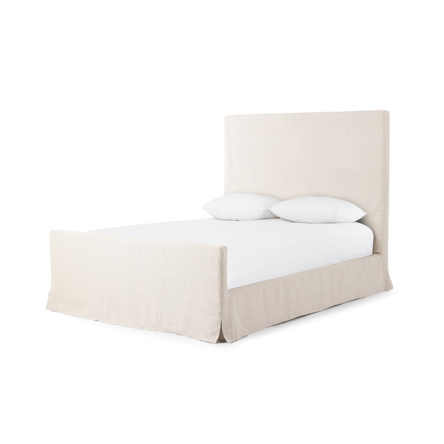 Dunstan Slipcover Bed - Brussels Natural