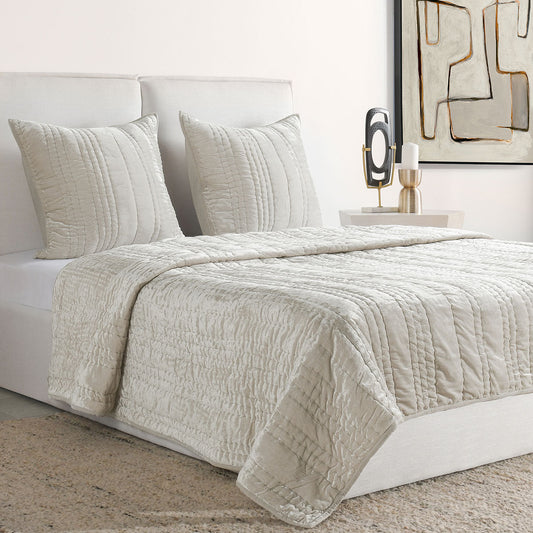 Sevil King Quilt, Gray