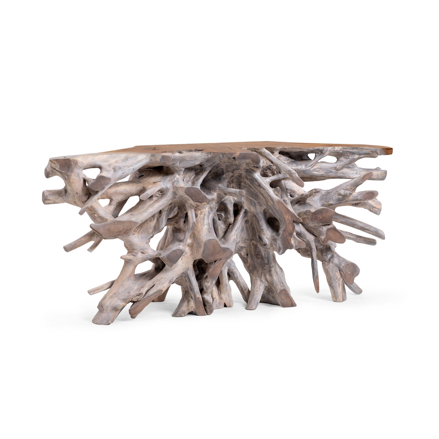 Crispin Console Table 70-71" Natural White Wash