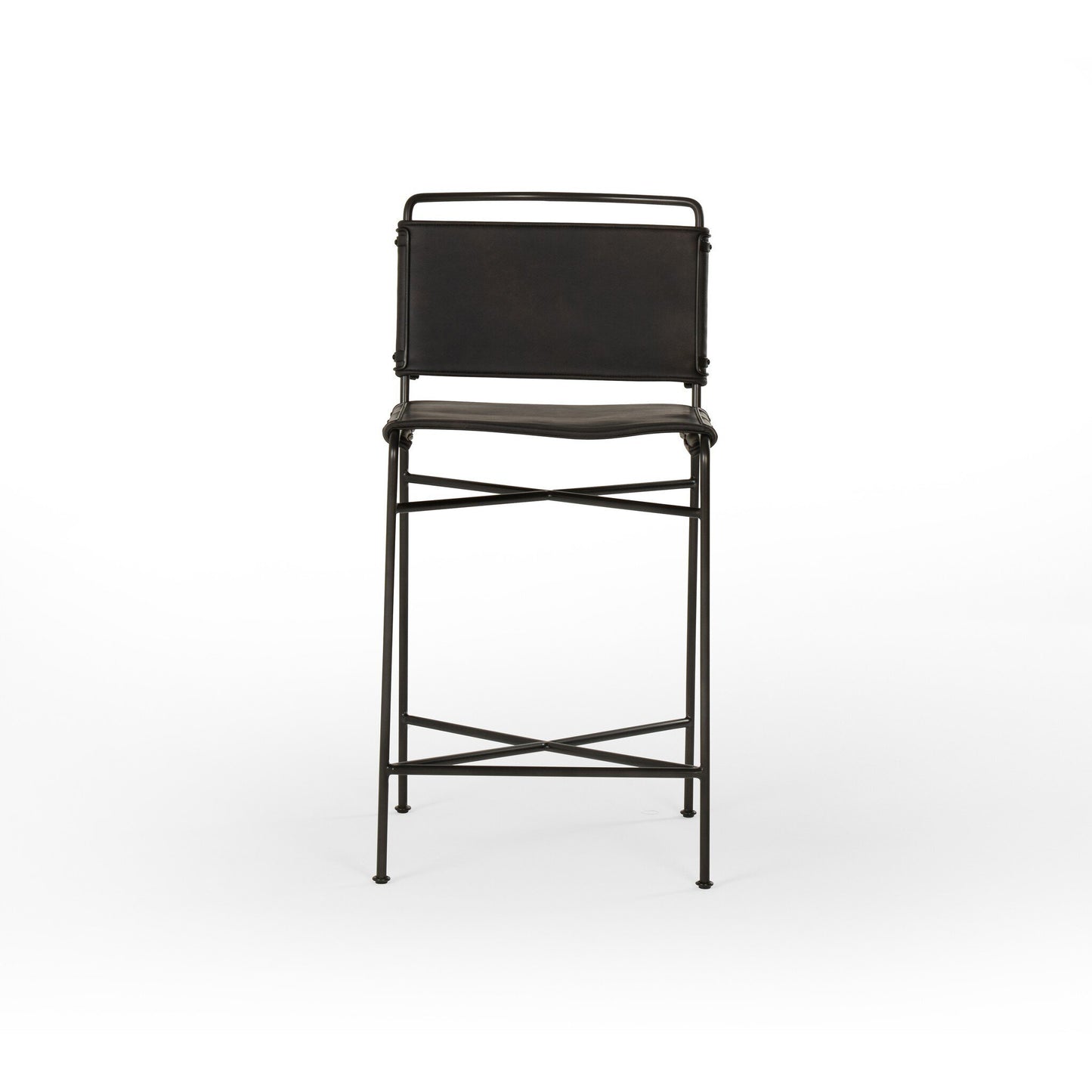 Wynric Bar + Counter Stool - Distressed Black