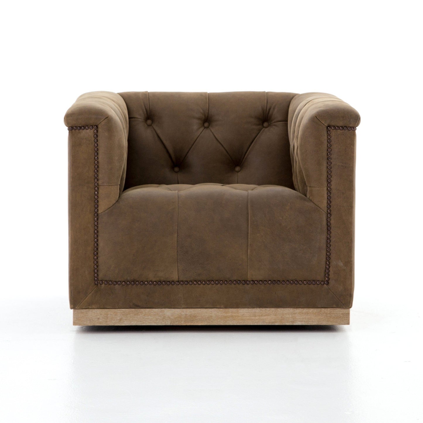 Mordric Swivel Chair - Destroyed Black