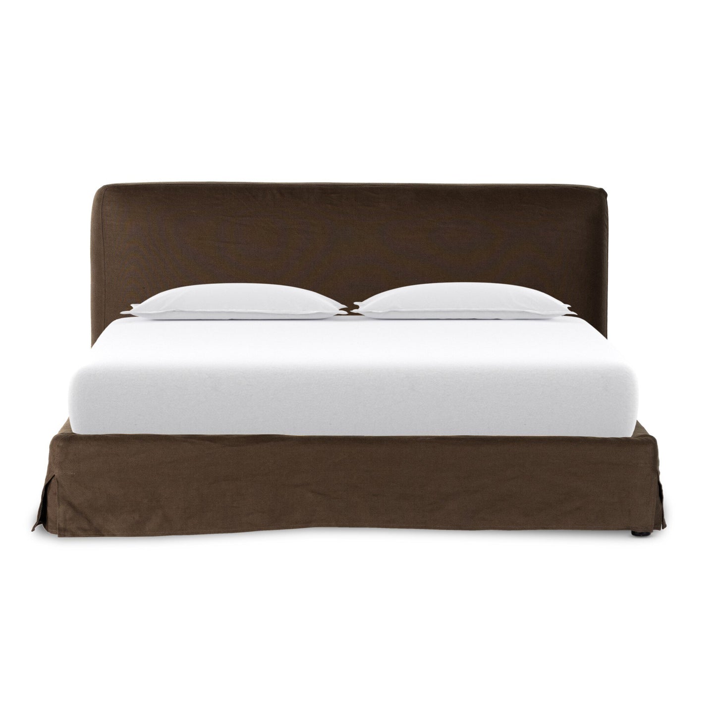Aldwin Slipcover Bed - Brussels Coffee