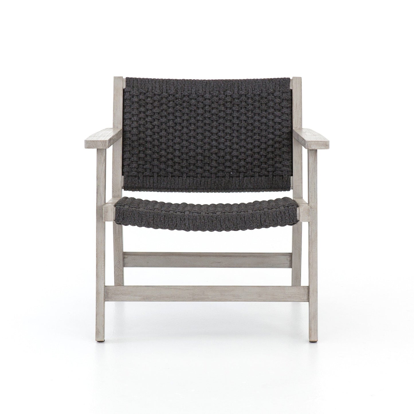 Dunric Outdoor Chair - Thick Dark Grey Rope