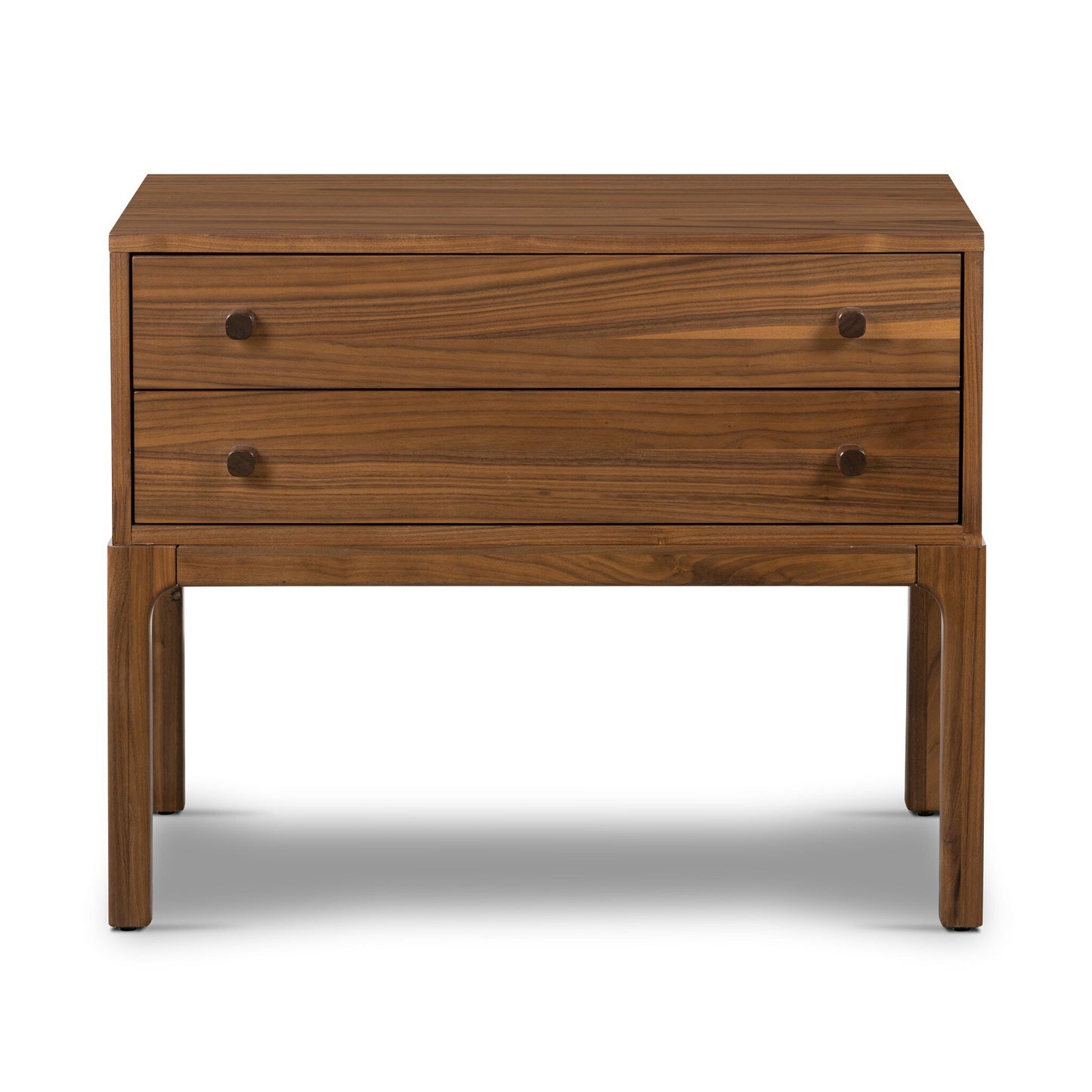Aldwin Nightstand - Natural Walnut Veneer
