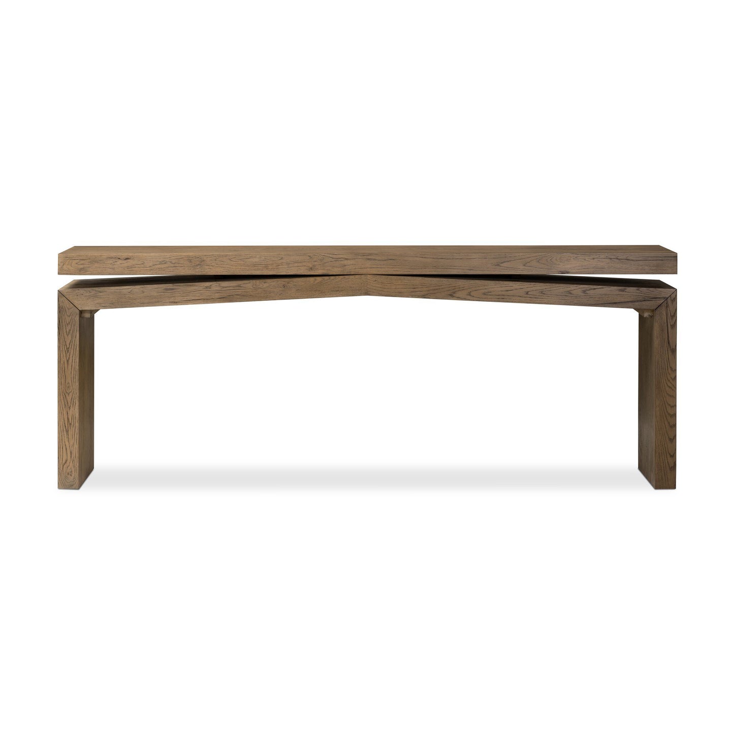 Merric Console Table - 79" - Rustic Grey Veneer