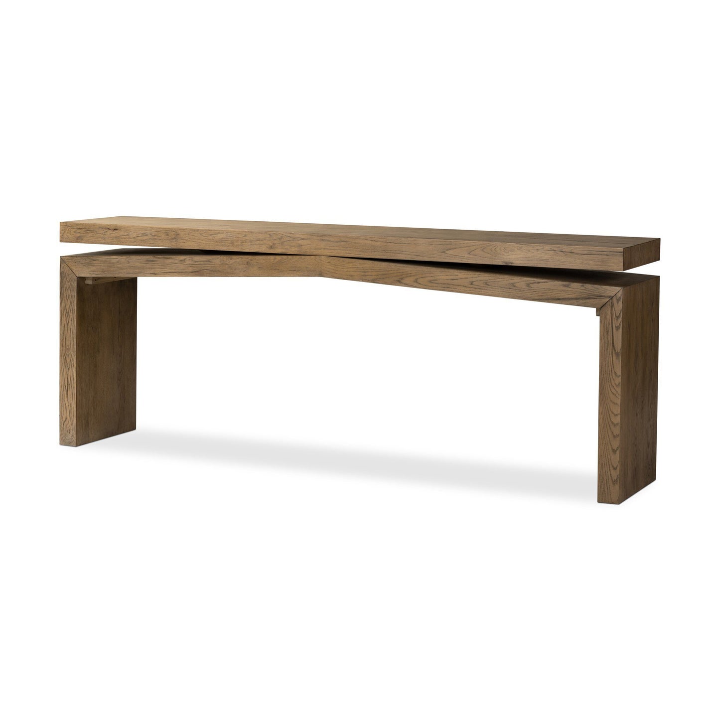Merric Console Table - 79" - Rustic Grey Veneer