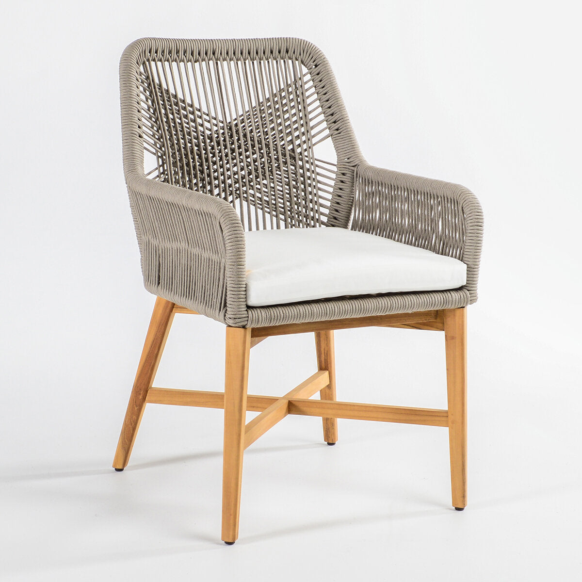Marley Outdoor Dining Chair Gray