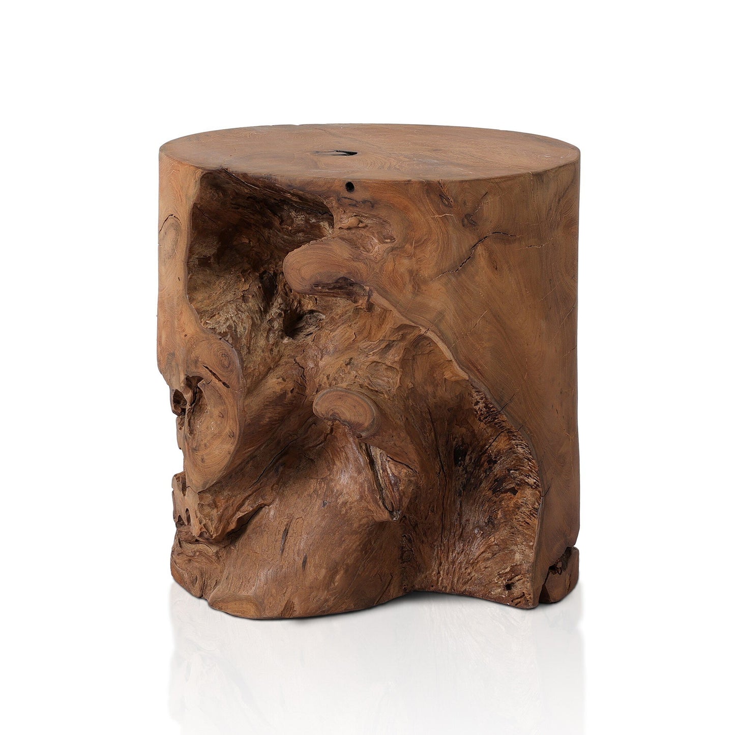 Tectonia Stool - Aged Natural Teak