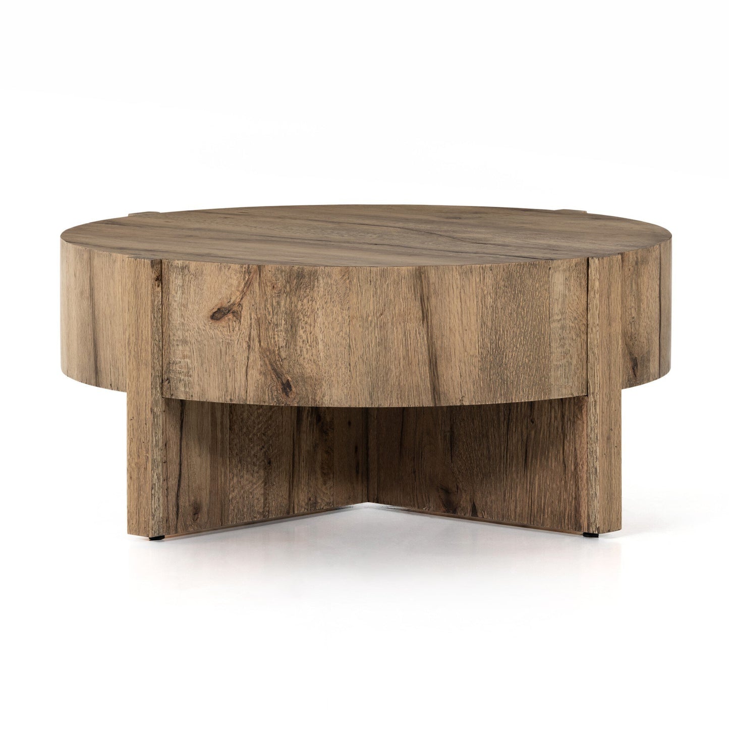 Baldwin Coffee Table - Rustic Oak Veneer