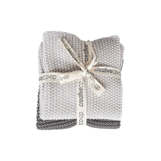 Knit Dish Cloths Set