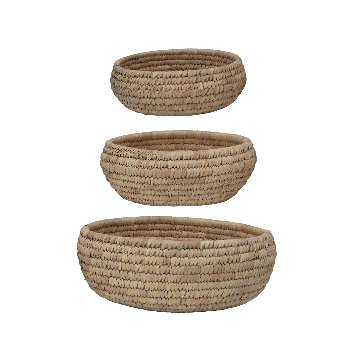 SM Round Date Leaf Basket