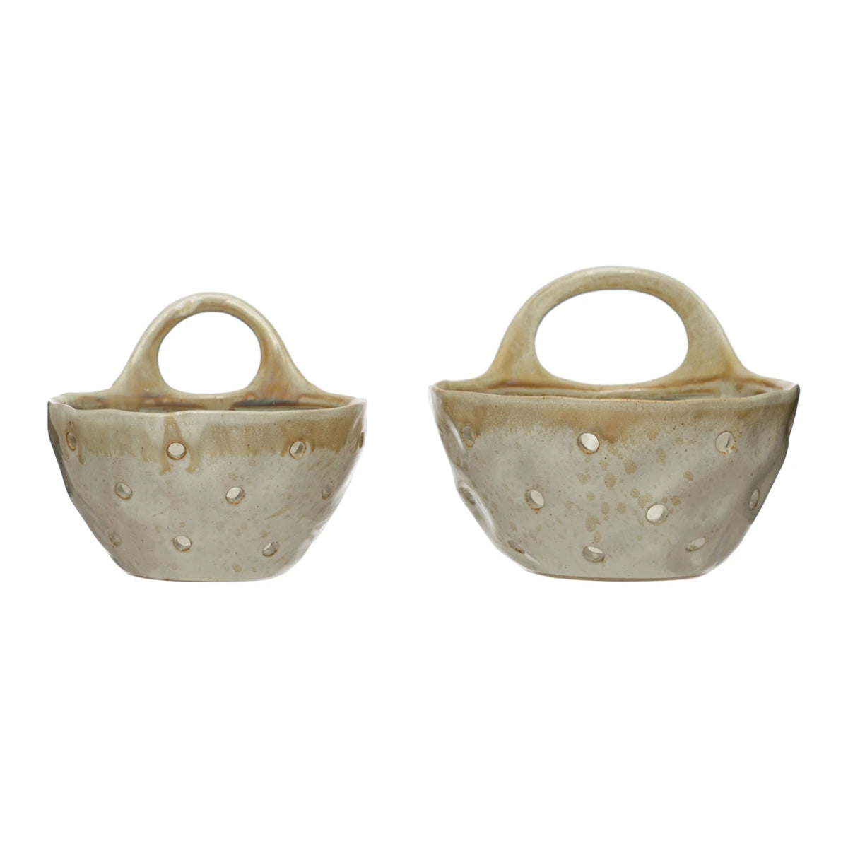 SM Stoneware Colander with Handles