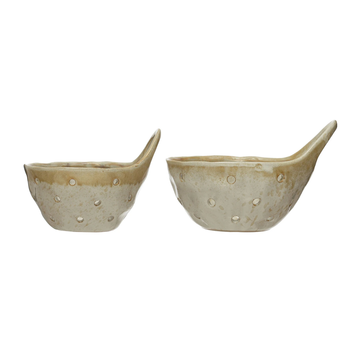 SM Stoneware Colander with Handles