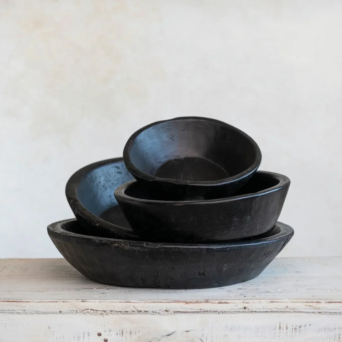 XS Black Wood Bowl