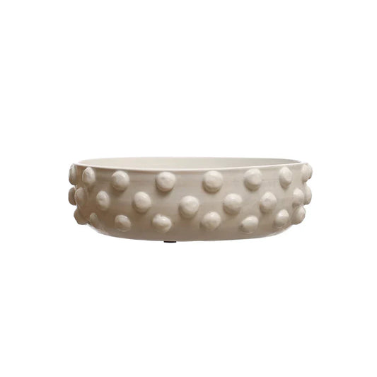 Dotted Bowl, White
