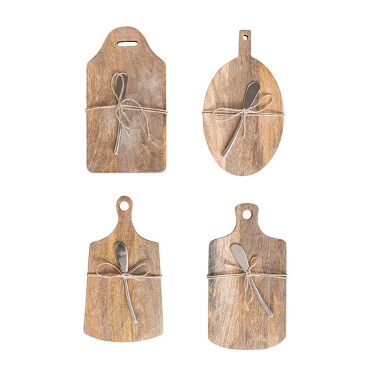 Cutting Board w/ Canape Knife