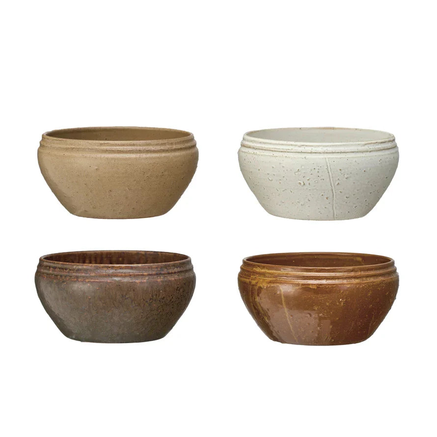 Stoneware Vintage Bowl, Clearance