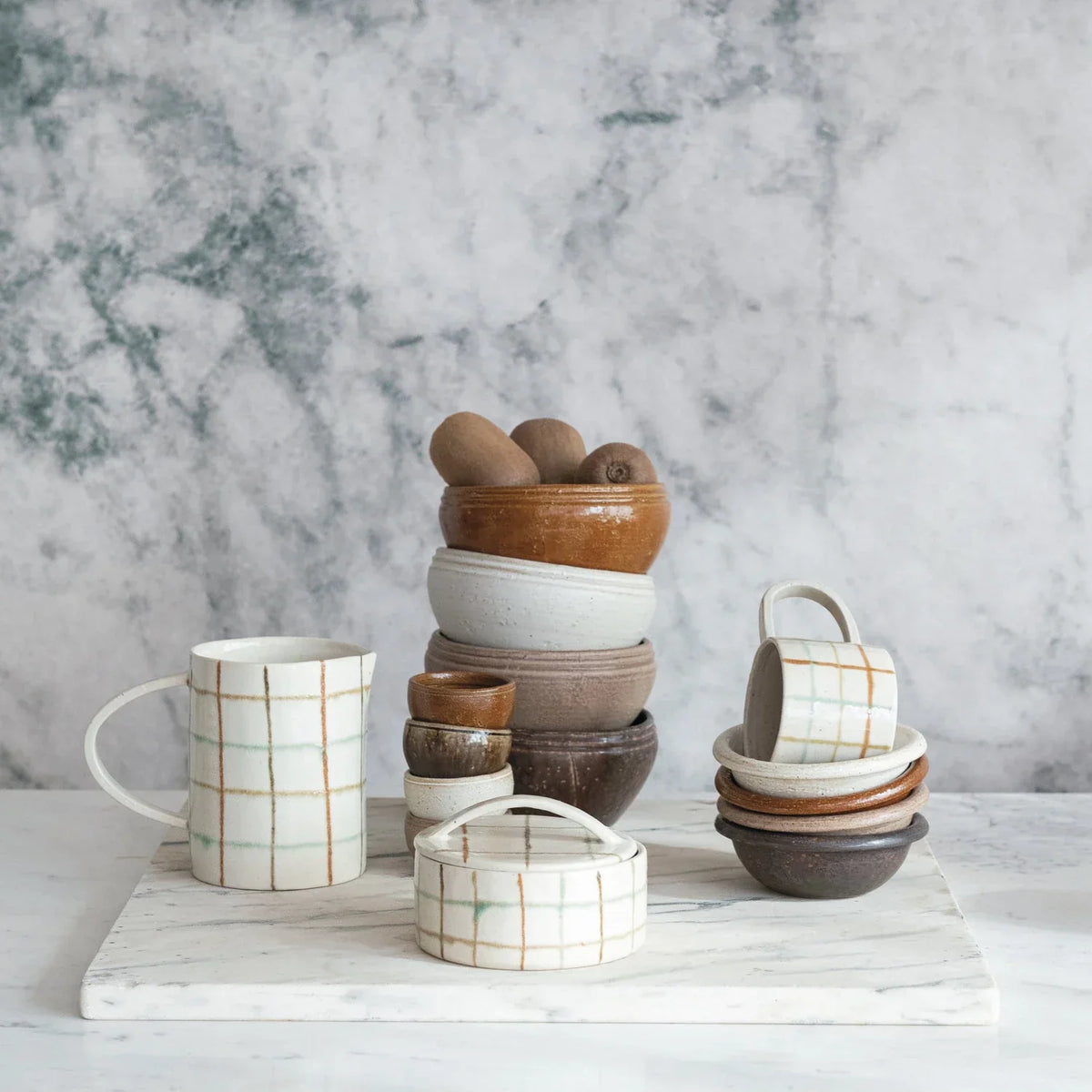 Stoneware Vintage Bowl, Clearance