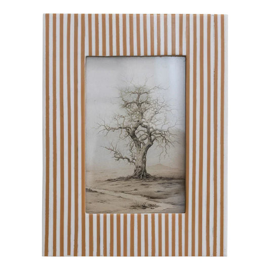 Resin Striped Photo Frame