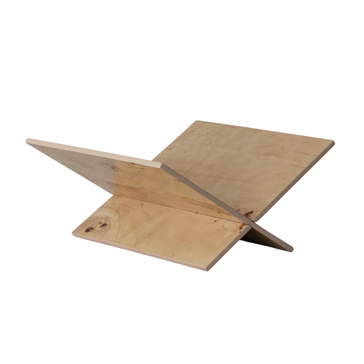Burl Wood Interlocking Book Holder