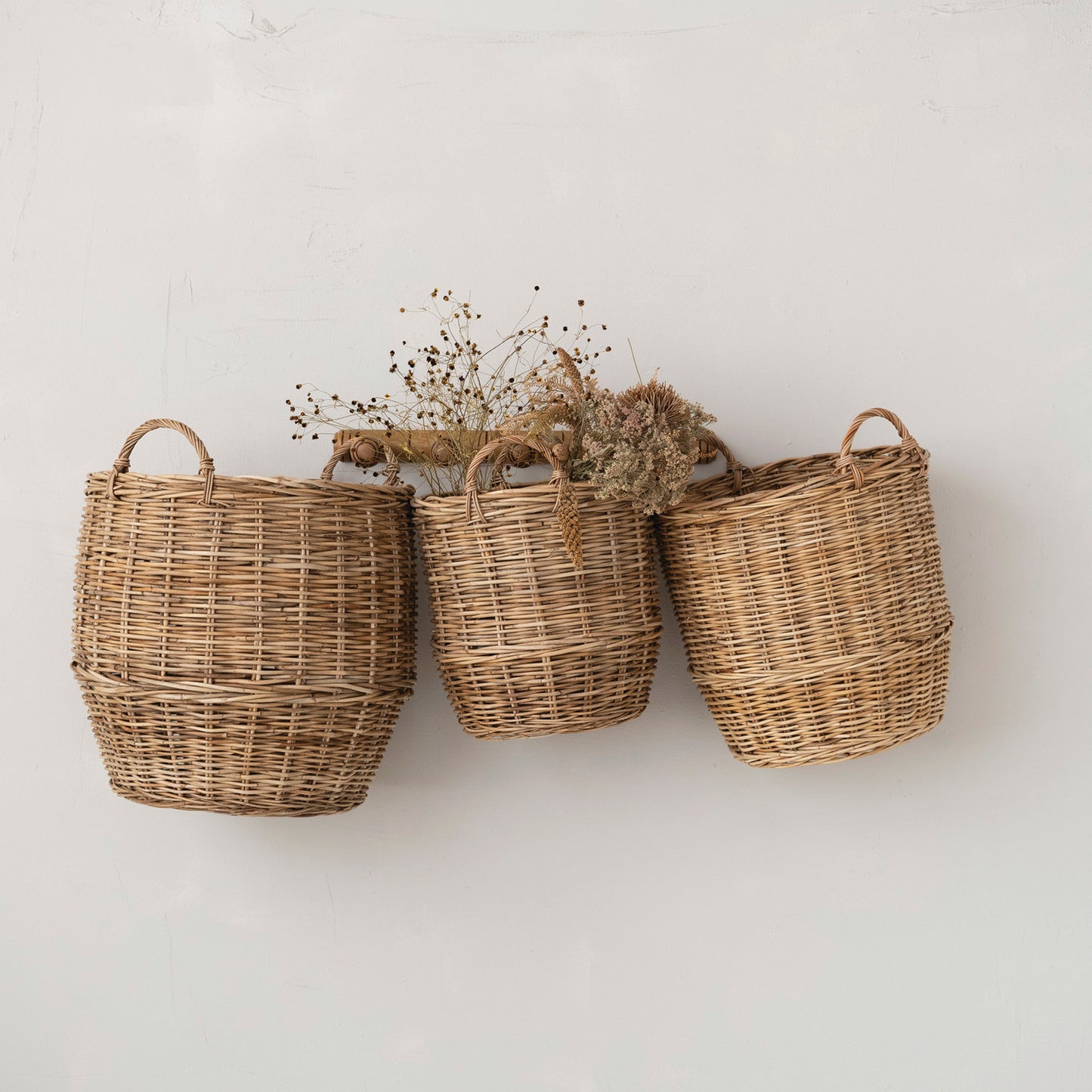 MD Rattan Basket with Handles