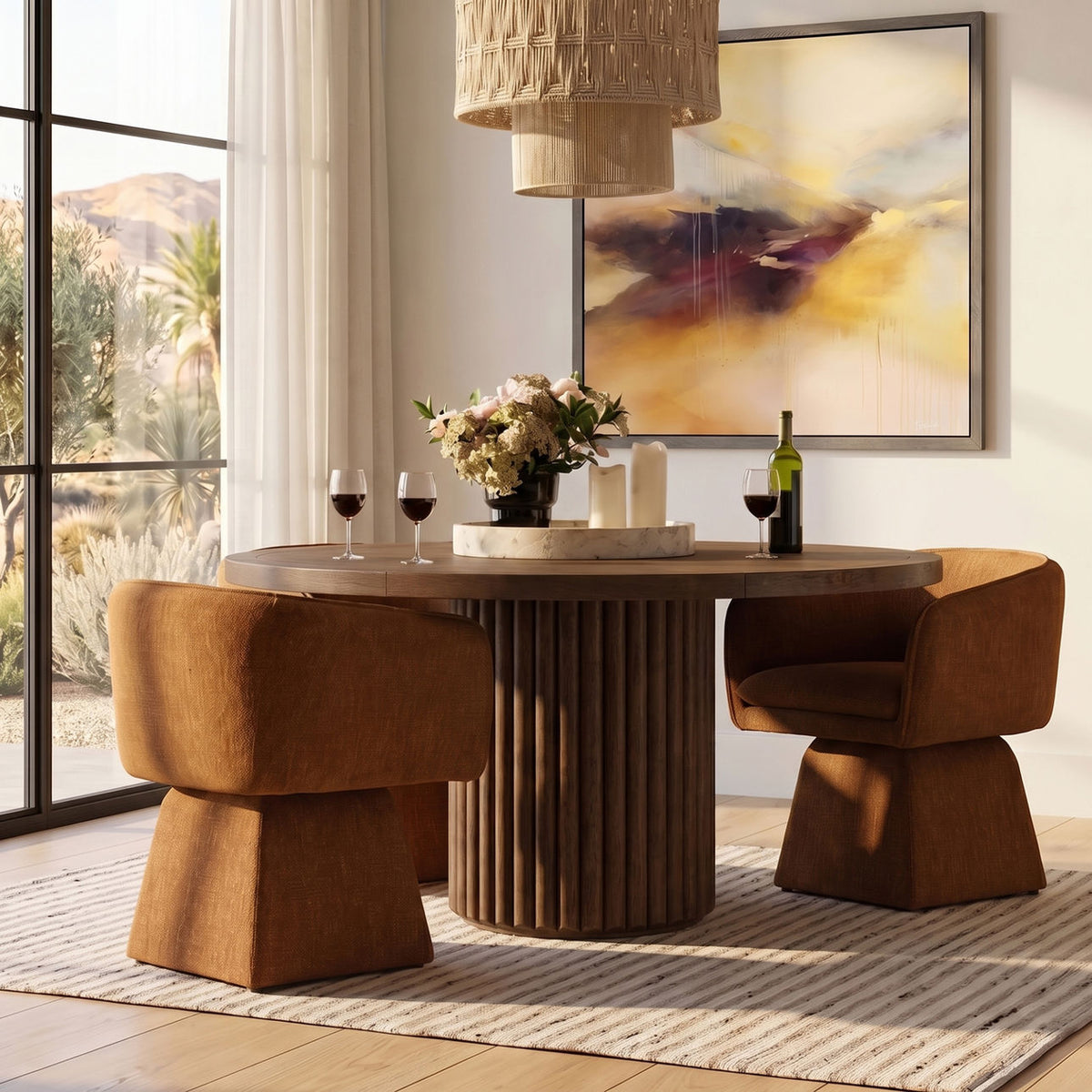 Henley 60" Round Dining Table