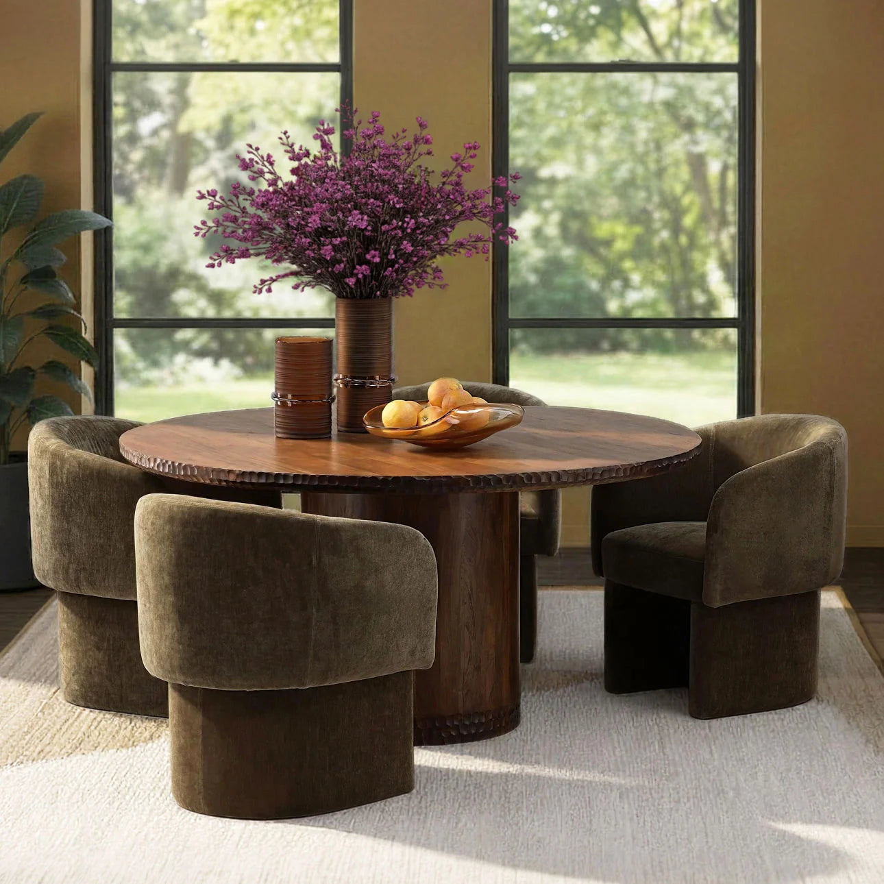 Ynes Dining Chair, Olive