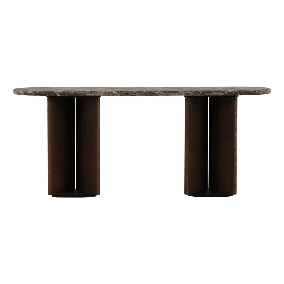 Oja Console Table, Dark Brown