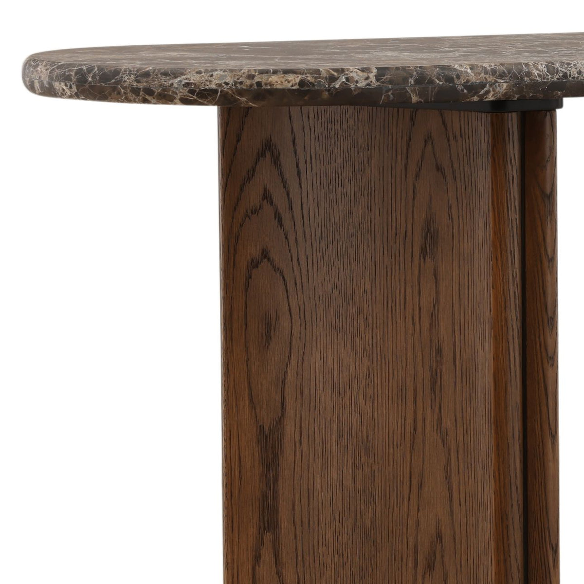 Oja Console Table, Dark Brown