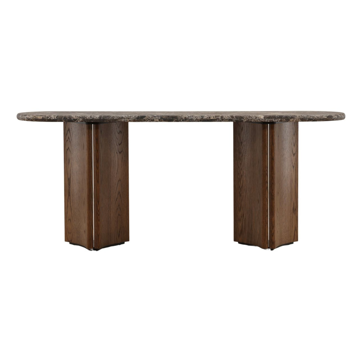 Oja Console Table, Dark Brown
