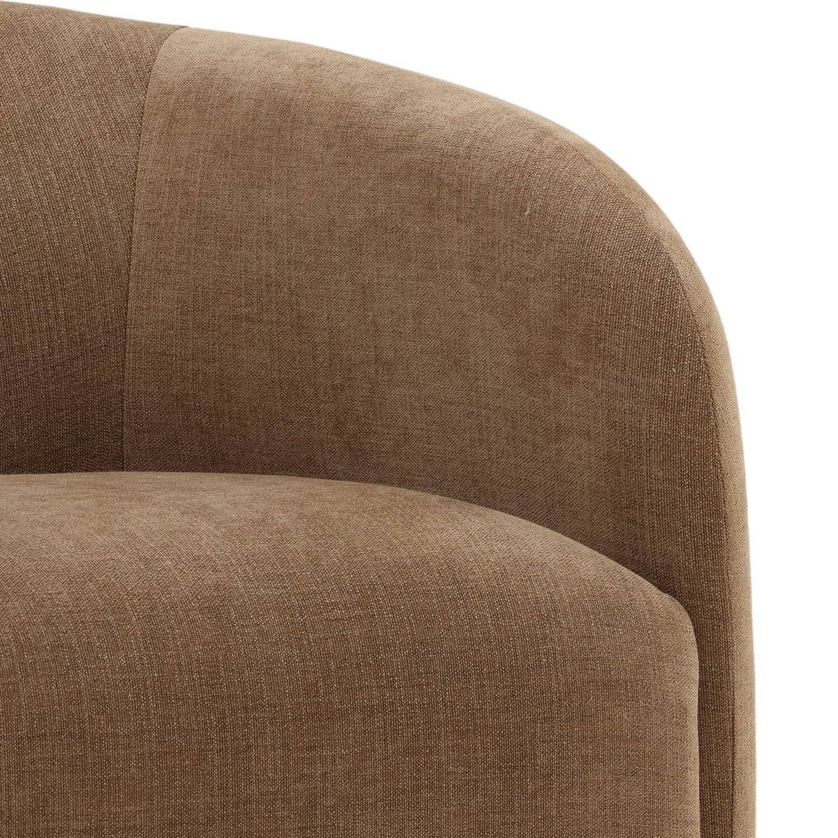 Neve Swivel Chair, Brown