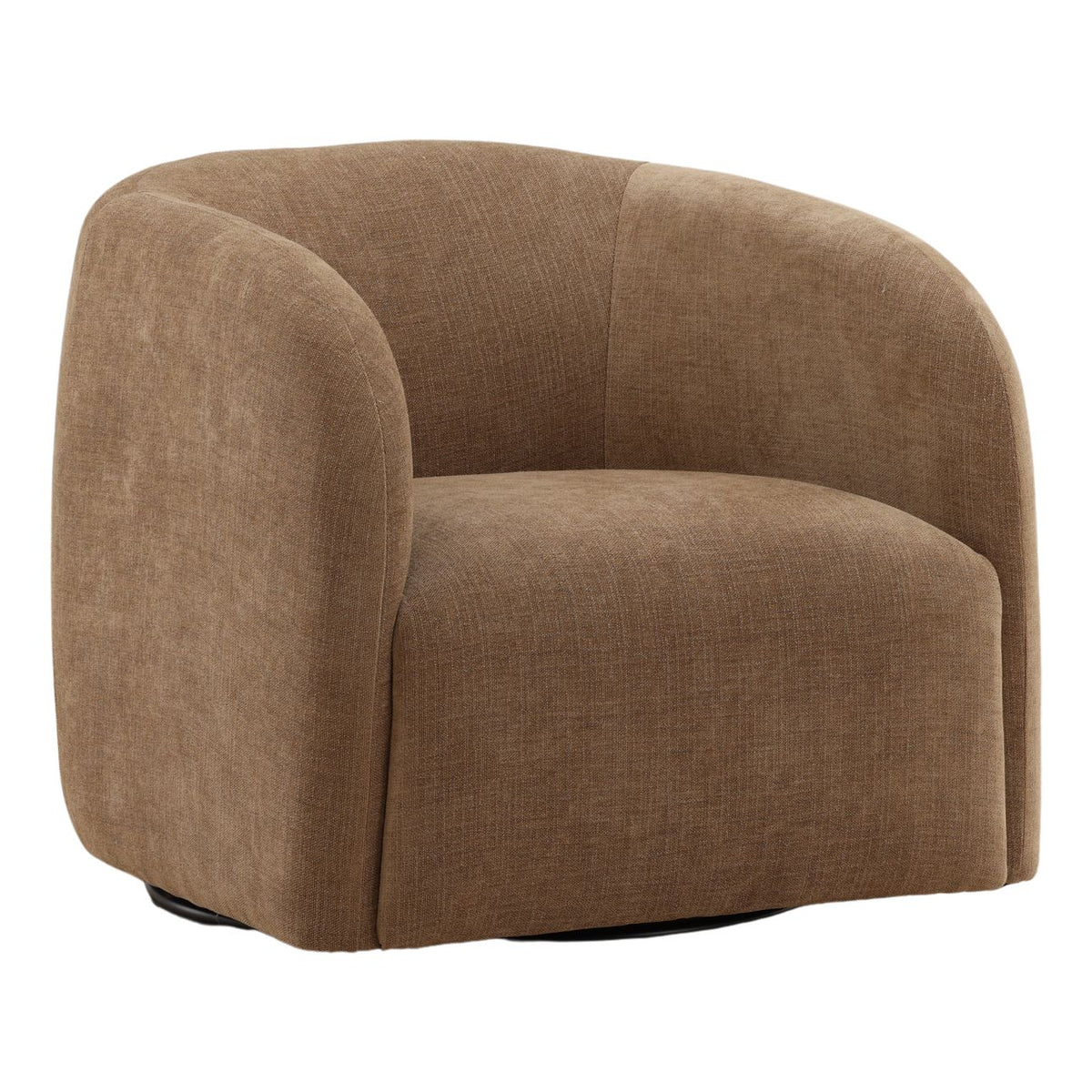 Neve Swivel Chair, Brown