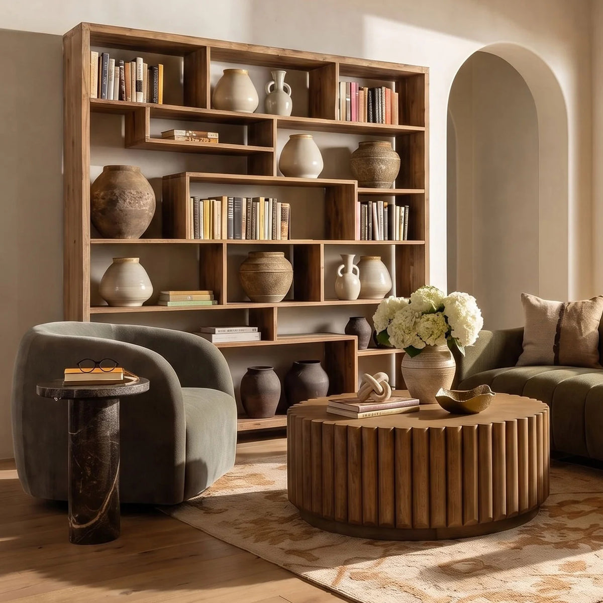 Neve Swivel Chair, Sage