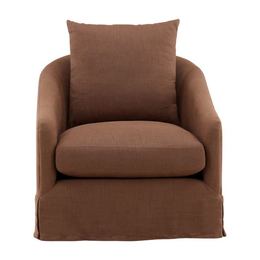 Laura Swivel Chair, Brown