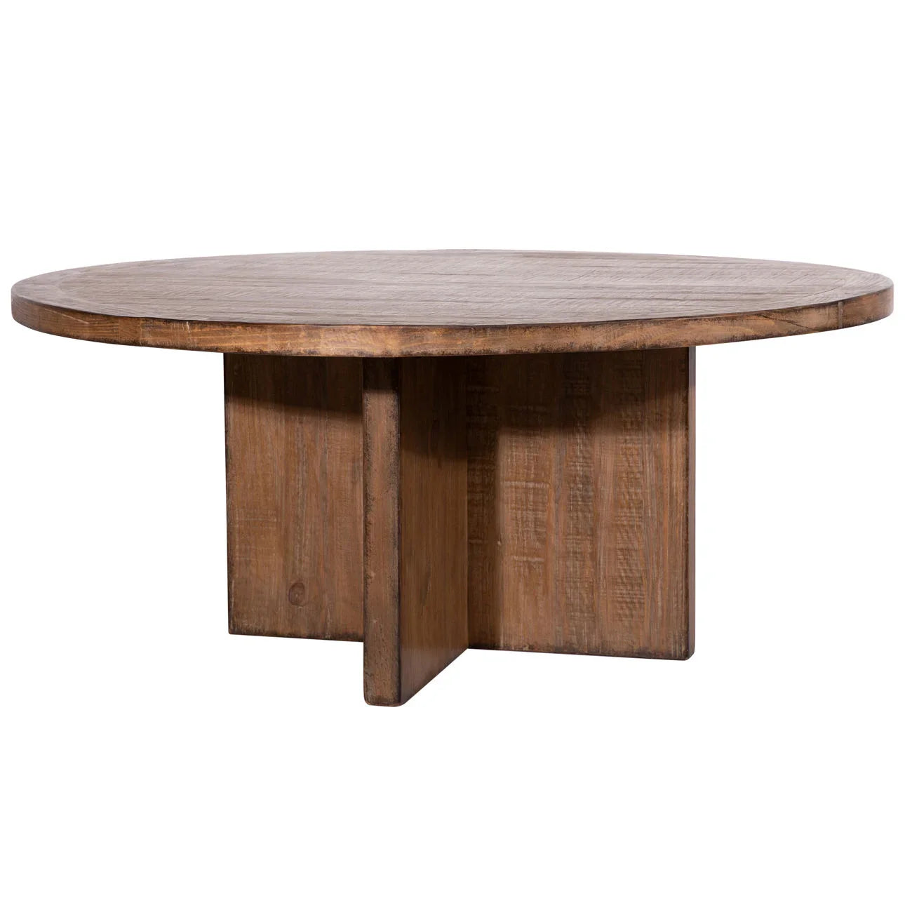 Helen Dining Table, Medium Brown