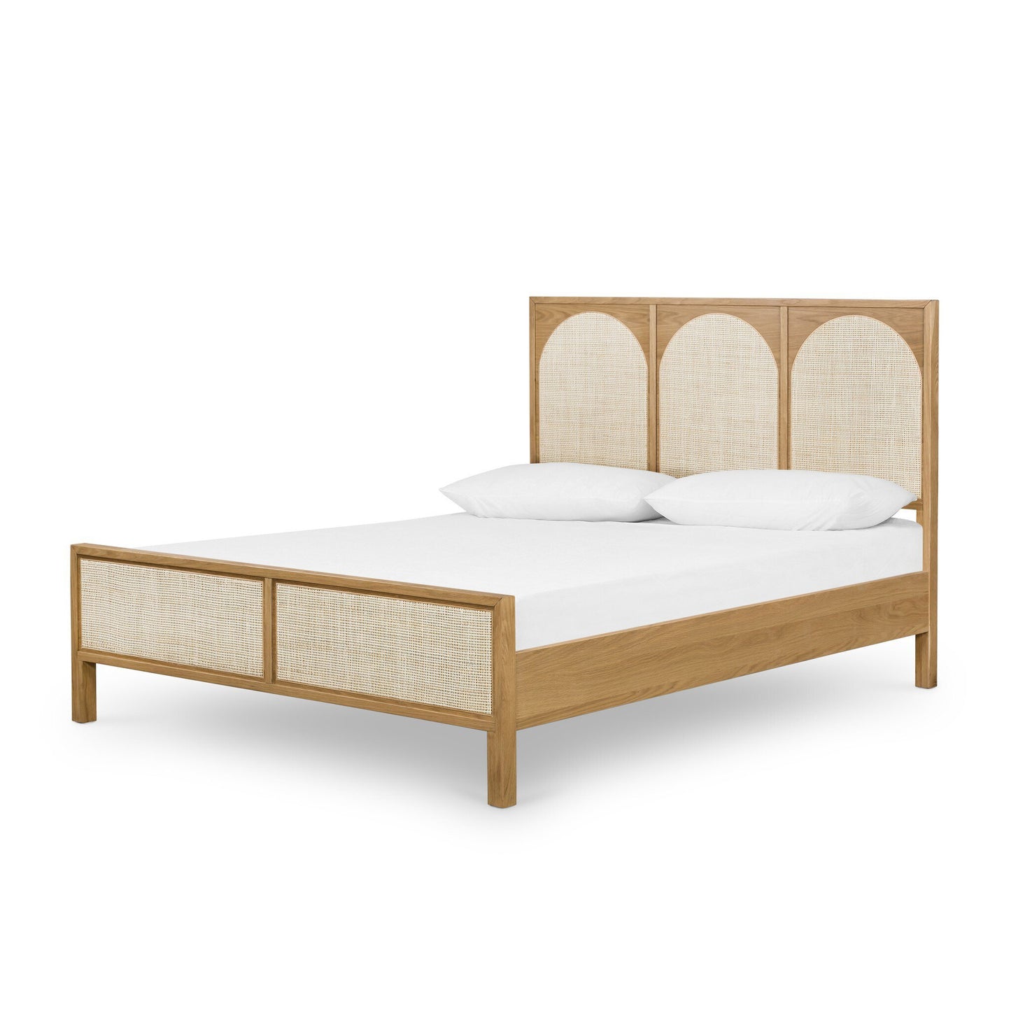 Aldwin Bed - Honey Oak